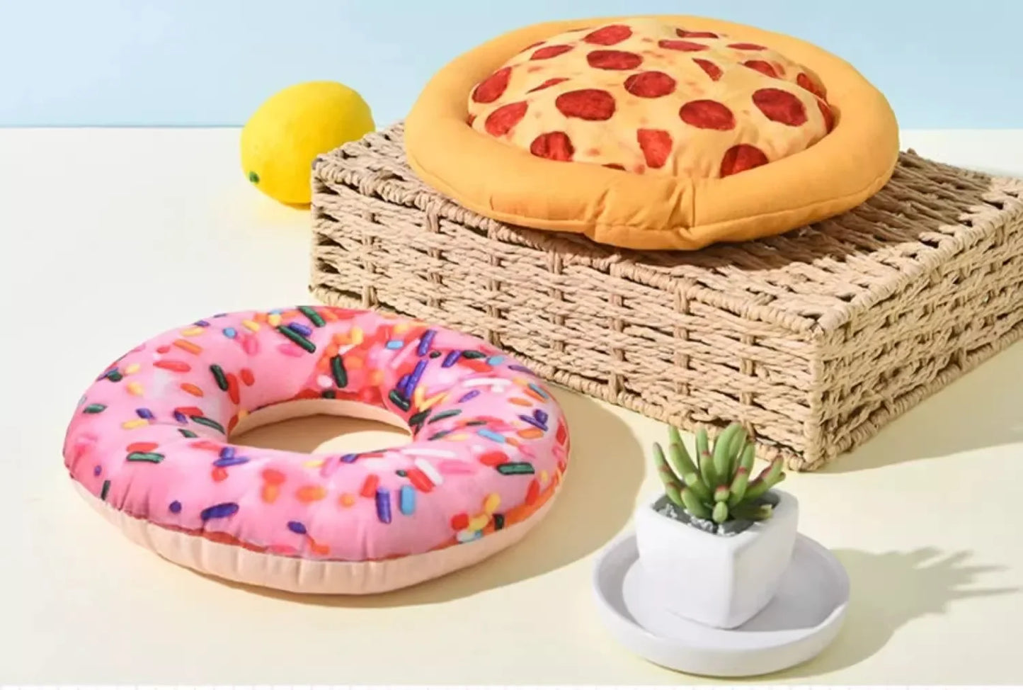 Pizza & Donut Squeak